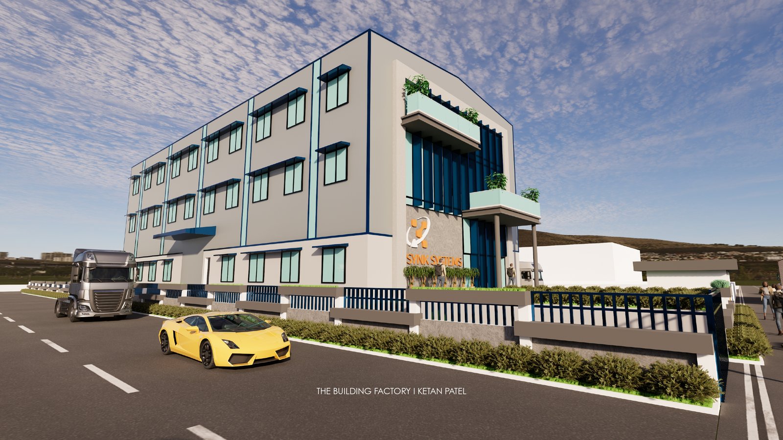 SYNK Systems Facility 3D Render - Quality Control Lab